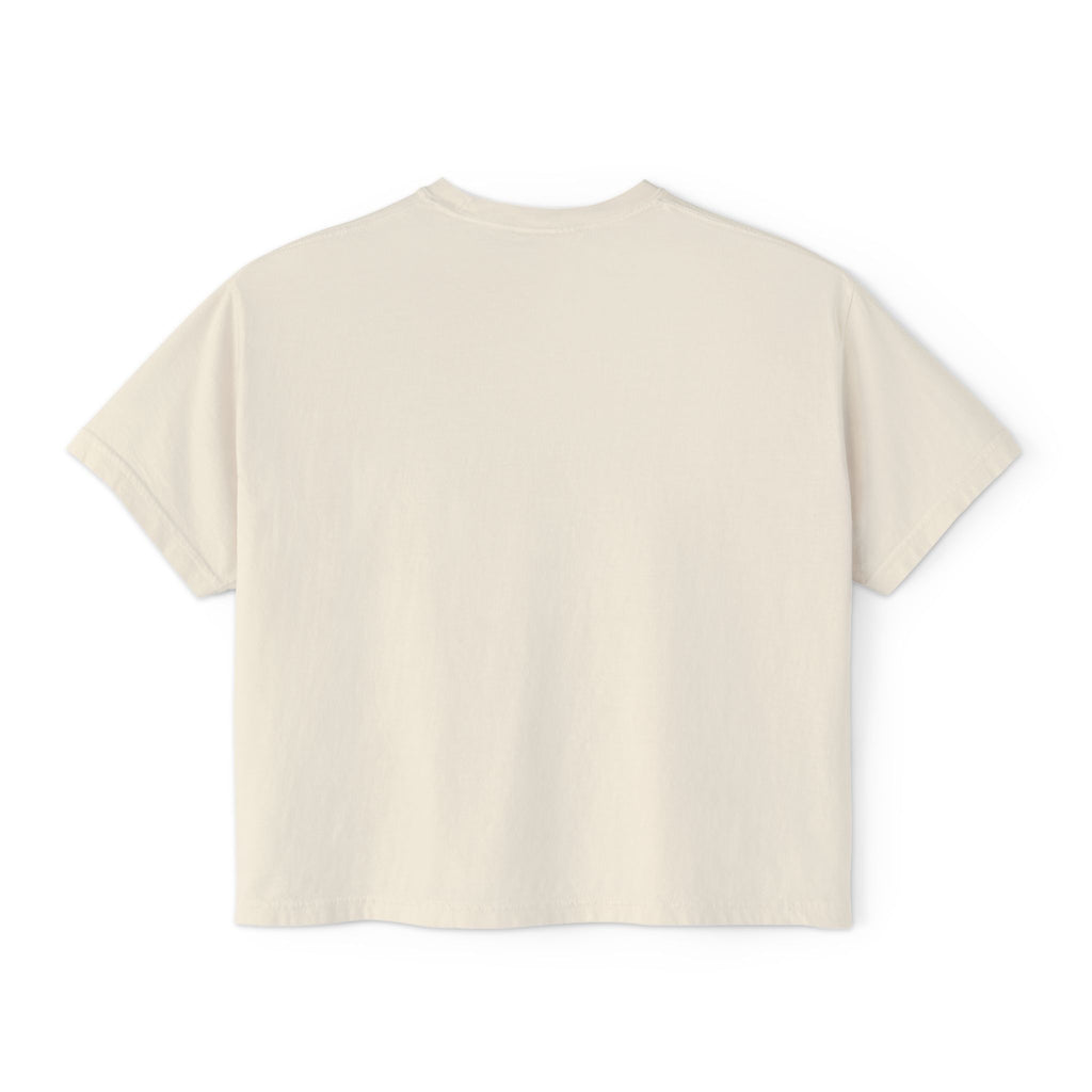 Halloween Babe Boxy Tee — Cute Pink Ghosts & Pumpkins Women's T-Shirt