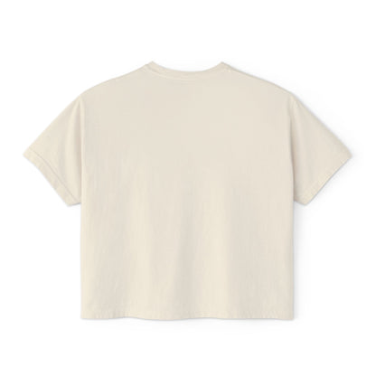 Halloween Babe Boxy Tee — Cute Pink Ghosts & Pumpkins Women's T-Shirt