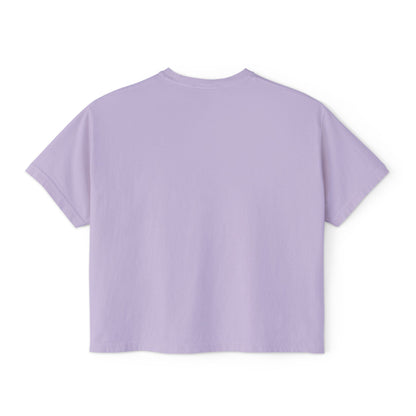 Halloween Babe Boxy Tee — Cute Pink Ghosts & Pumpkins Women's T-Shirt