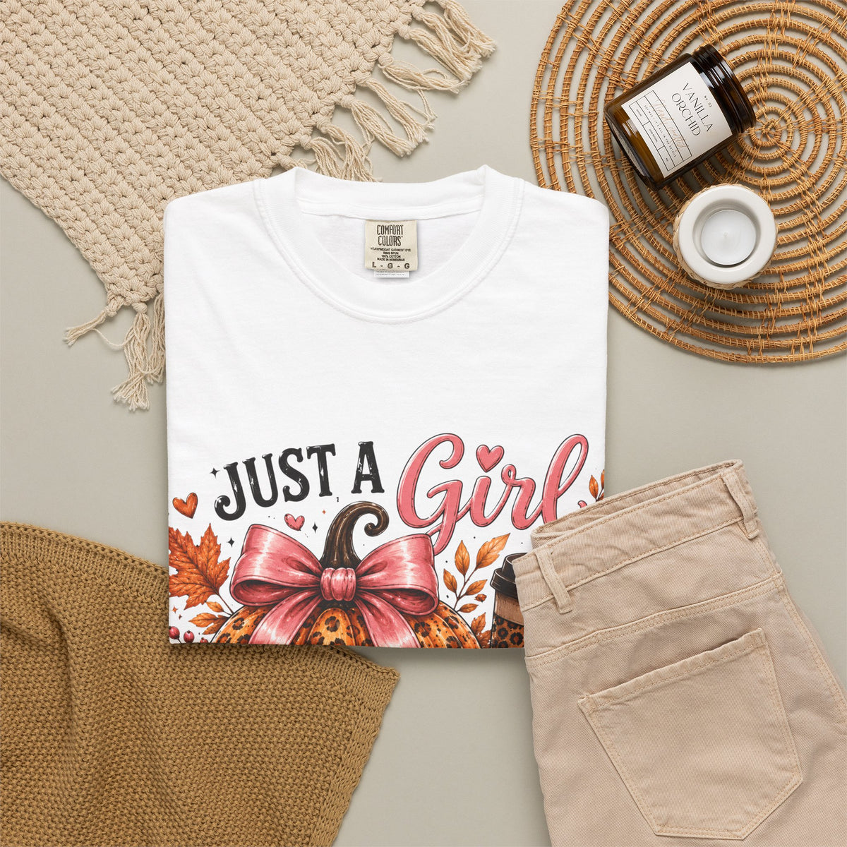 Just A Girl Who Loves Fall T-Shirt
