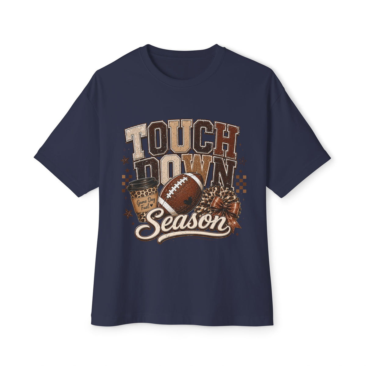 Touchdown Season Football Tee — Vintage Game Day Shirt
