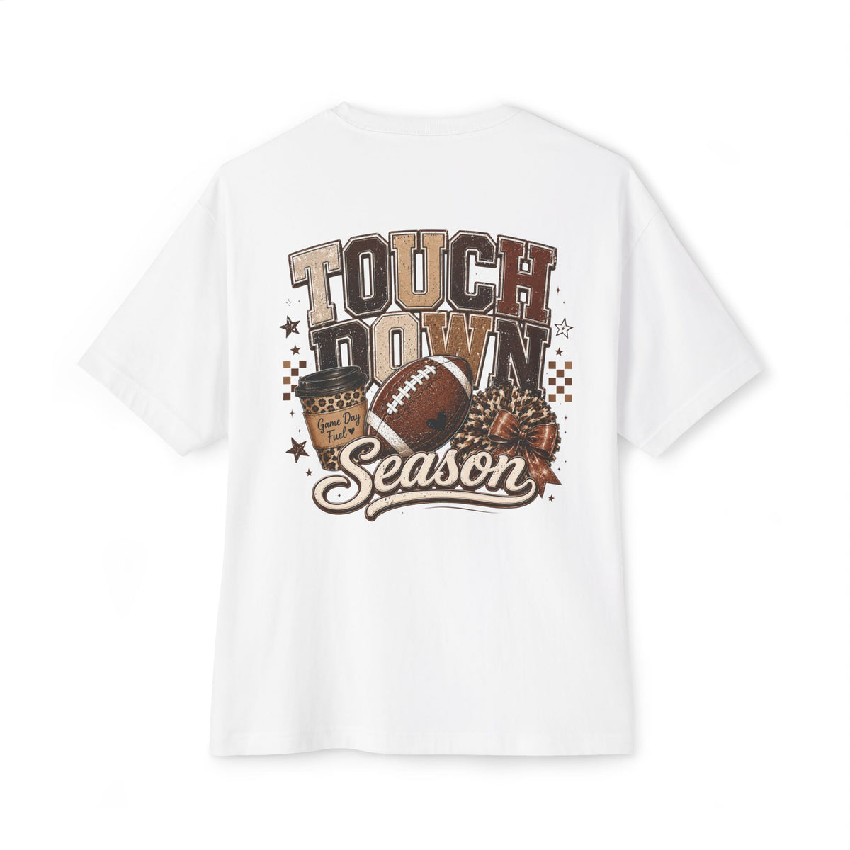 Touchdown Season Football Tee — Vintage Game Day Shirt