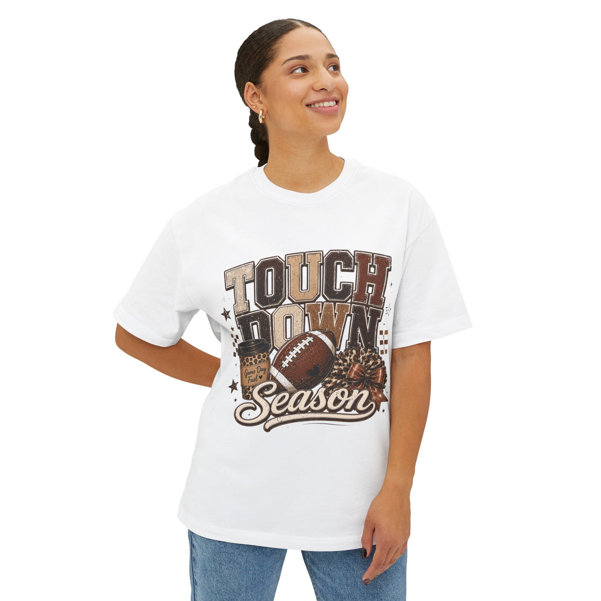 Touchdown Season Football Tee — Vintage Game Day Shirt