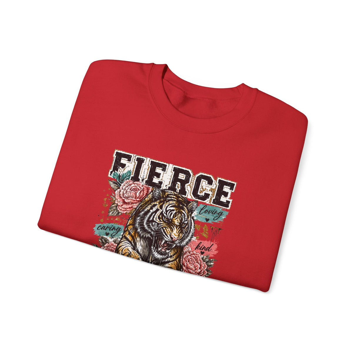 Fierce Mama Sweatshirt — 'Fierce Mama: Raising Kind Humans' Graphic Crewneck