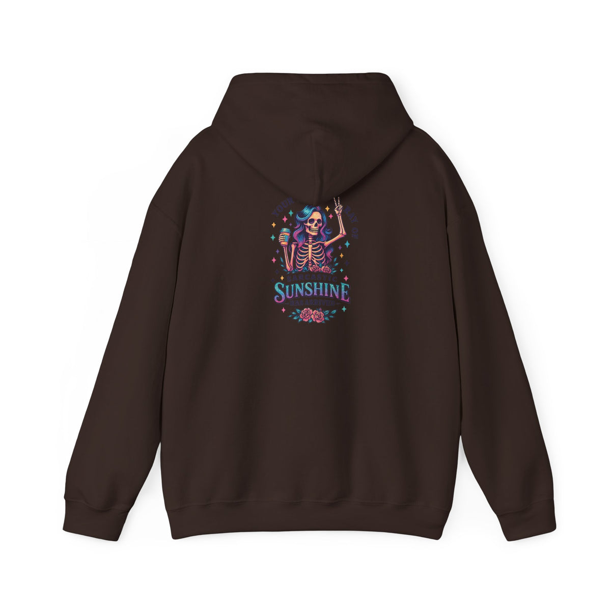 Sarcastic Skeleton Hoodie — "You're Late? Sarcastic Satisfaction" Graphic Pullover