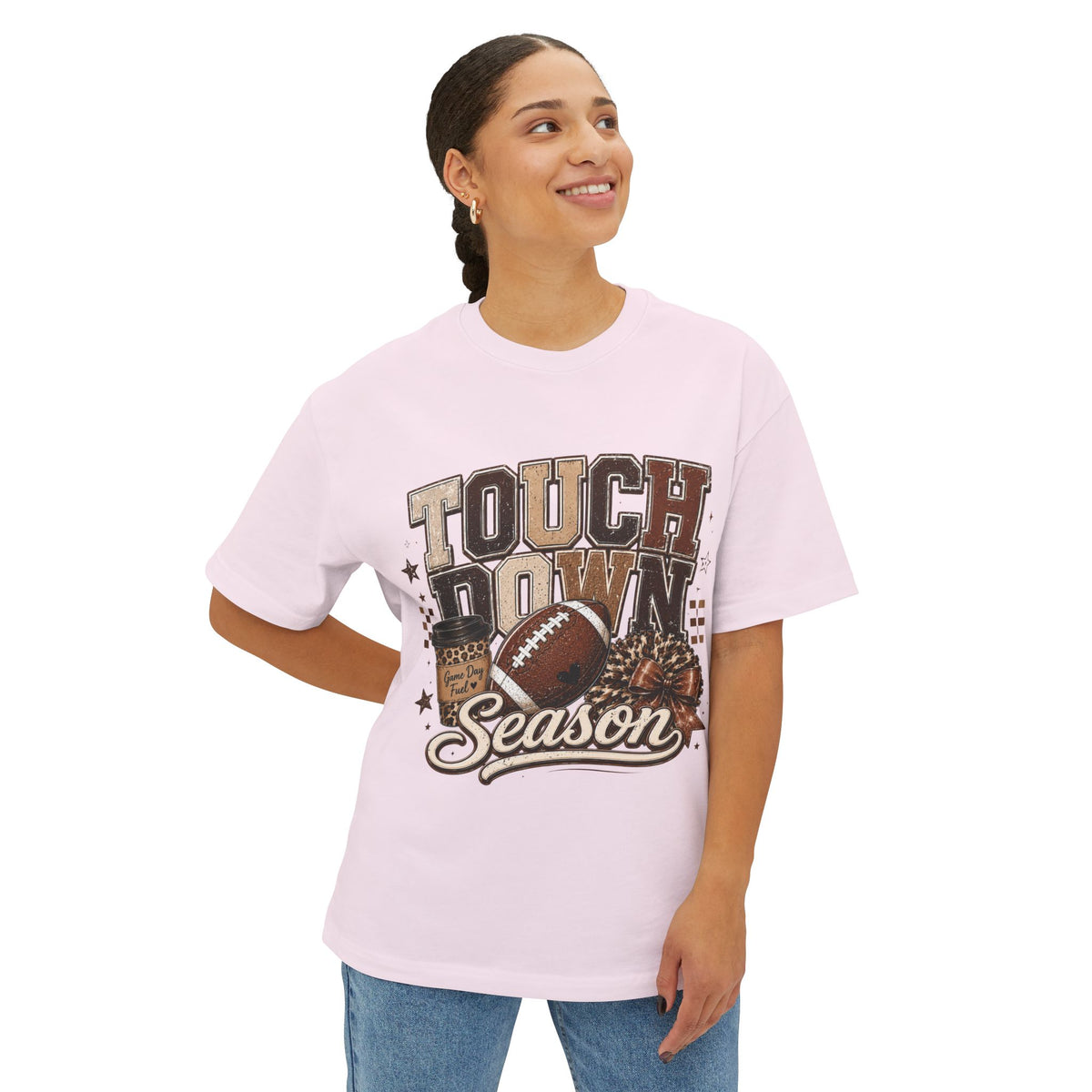 Touchdown Season Football Tee — Vintage Game Day Shirt