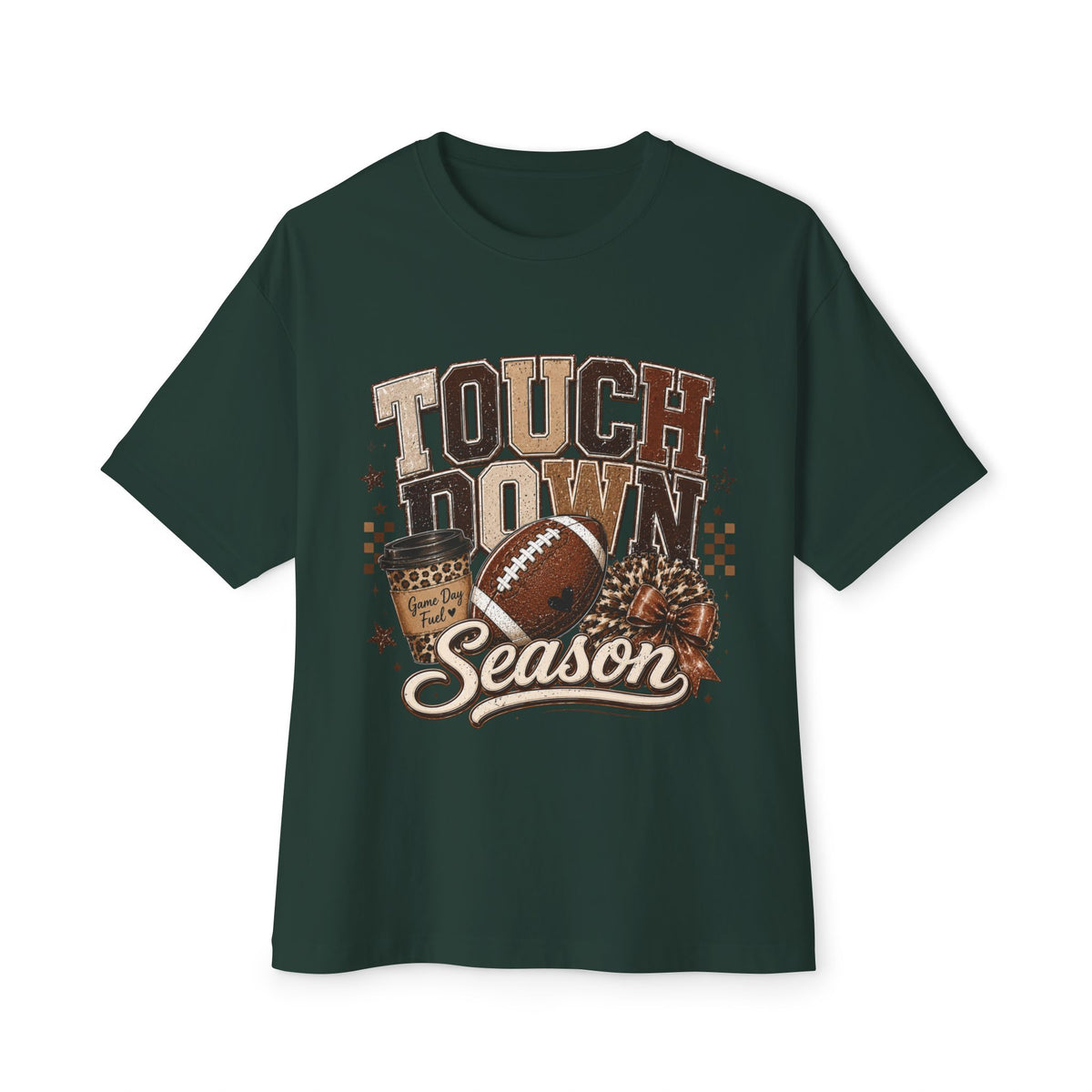 Touchdown Season Football Tee — Vintage Game Day Shirt